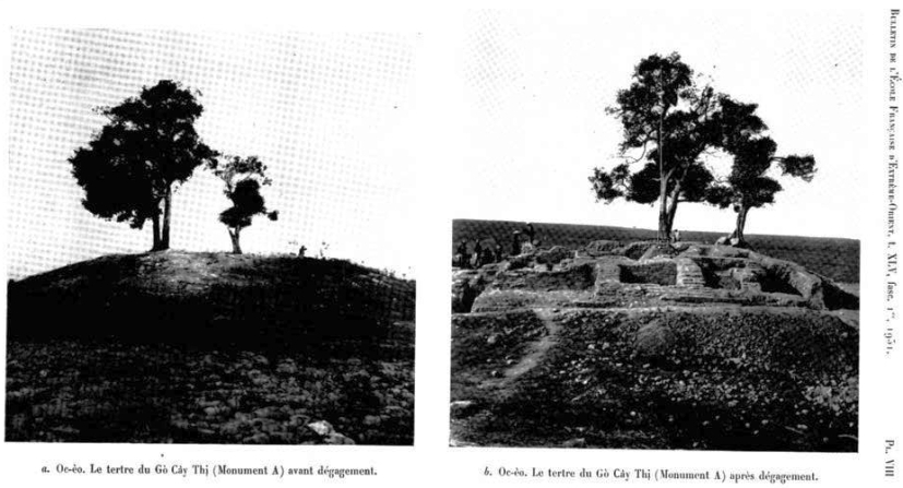 Hình 9 - Gò Cây Thị nơi Malleret khảo sát và khai quật năm 1944 (1)